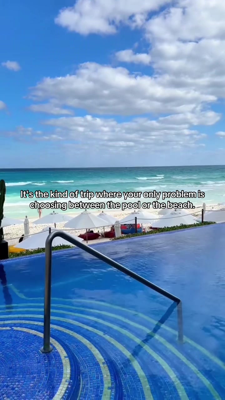 It’s the kind of trip where your only problem is choosing between the pool or the beach! 𓆉°❀⋆.ೃ࿔*:･ ˚⋆𓇼˚⊹ If Mexico is on your wishlist, I